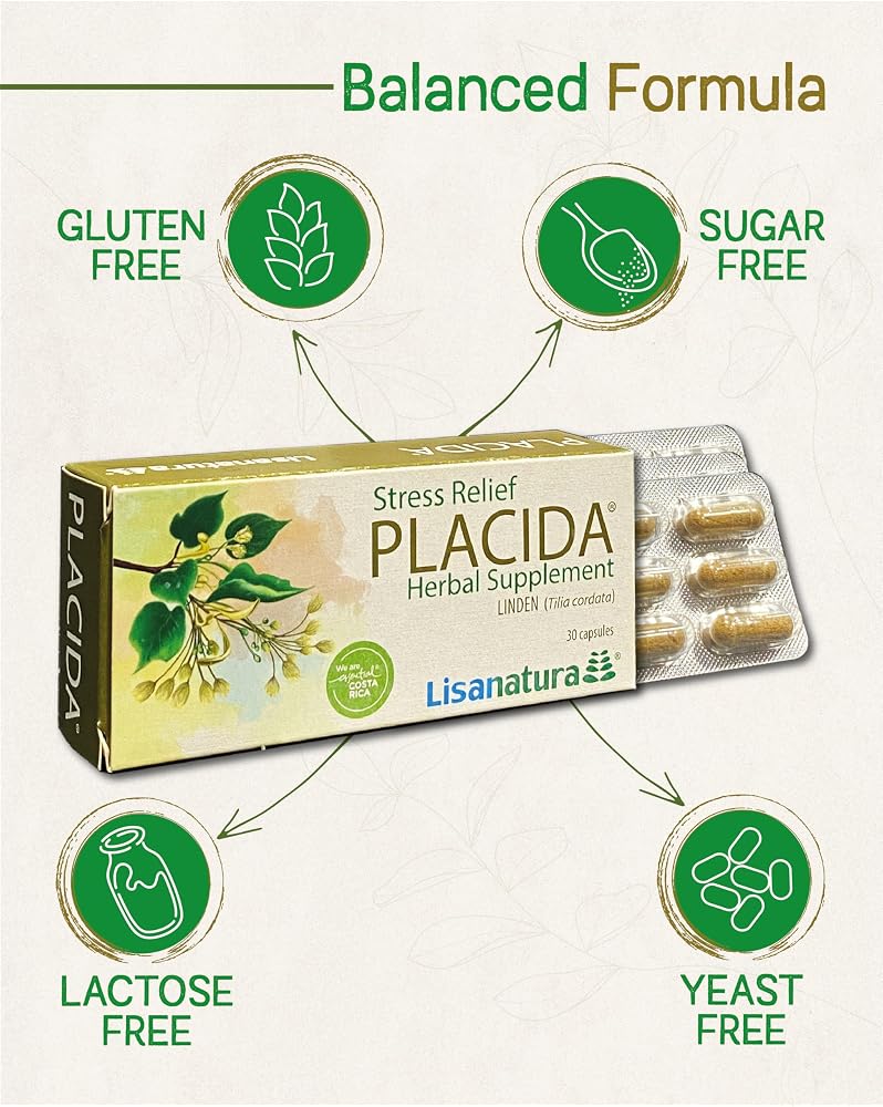 Lisanatura Placida Herbal Supplement - 30 Capsules - image 4