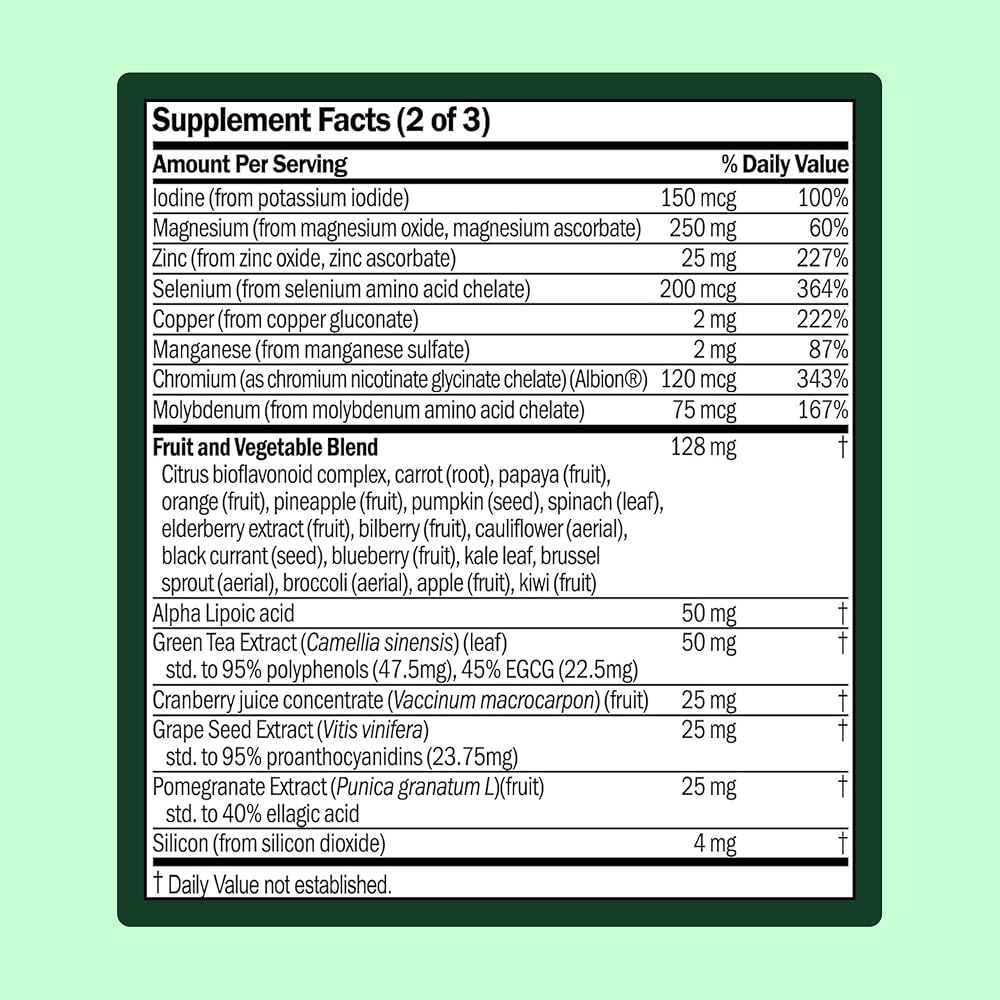 WellWithAll Women's Multivitamin with Iron - 60 Tablets - image 4