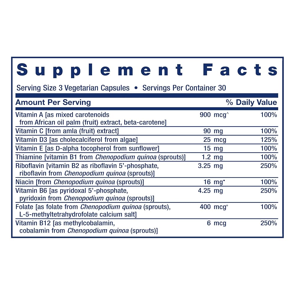 Life Extension Whole Food Multivitamin, Plant-Derived - 90 Capsules - image 4