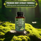 Luckycare Ashwagandha Capsules 600mg Root Extract - 120 Count - image 3