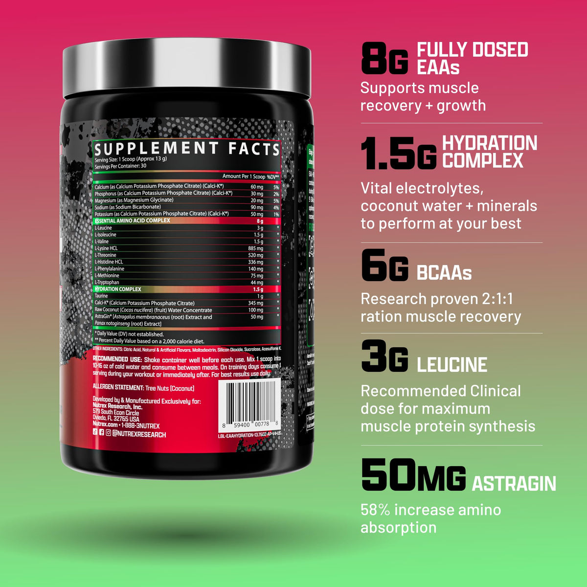 Nutrex Research EAA Hydration