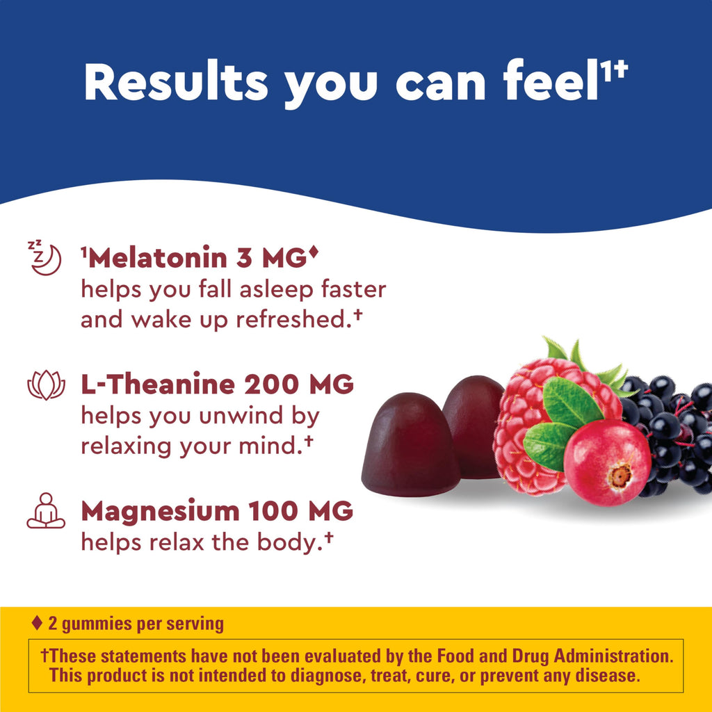 Nature Made Wellblends Sleep and Recover Melatonin 3mg - 44 Gummies - image 3