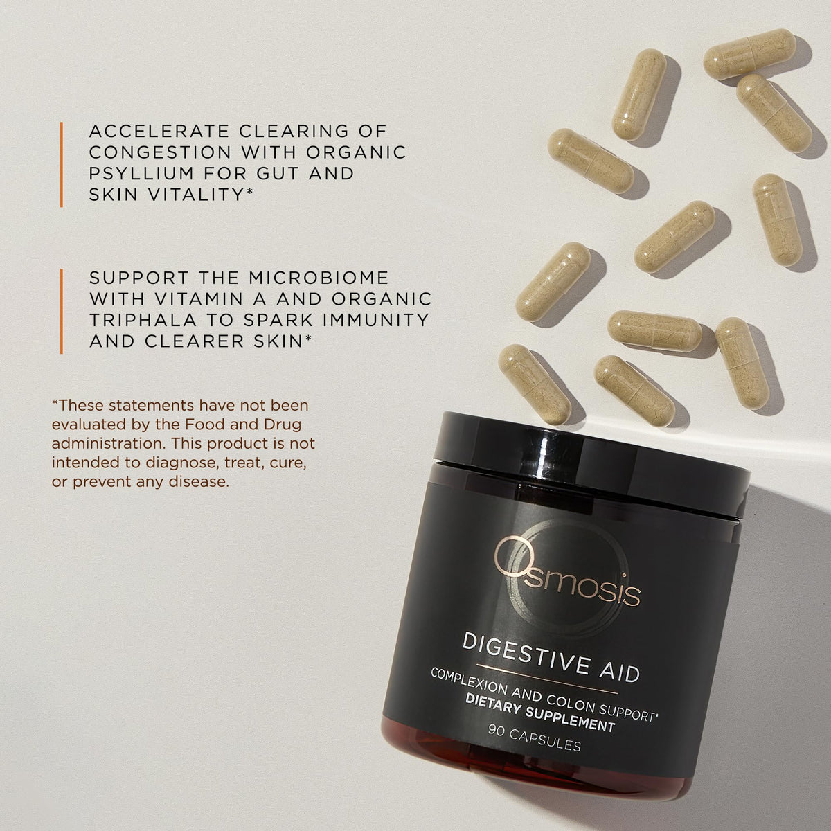 OSMOSIS Digestive Aid Triphala & Psyllium - 90 Capsules - image 4