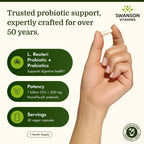 Swanson L. Reuteri Probiotic with Prebiotic for Gut Health - 30 Capsules - image 3