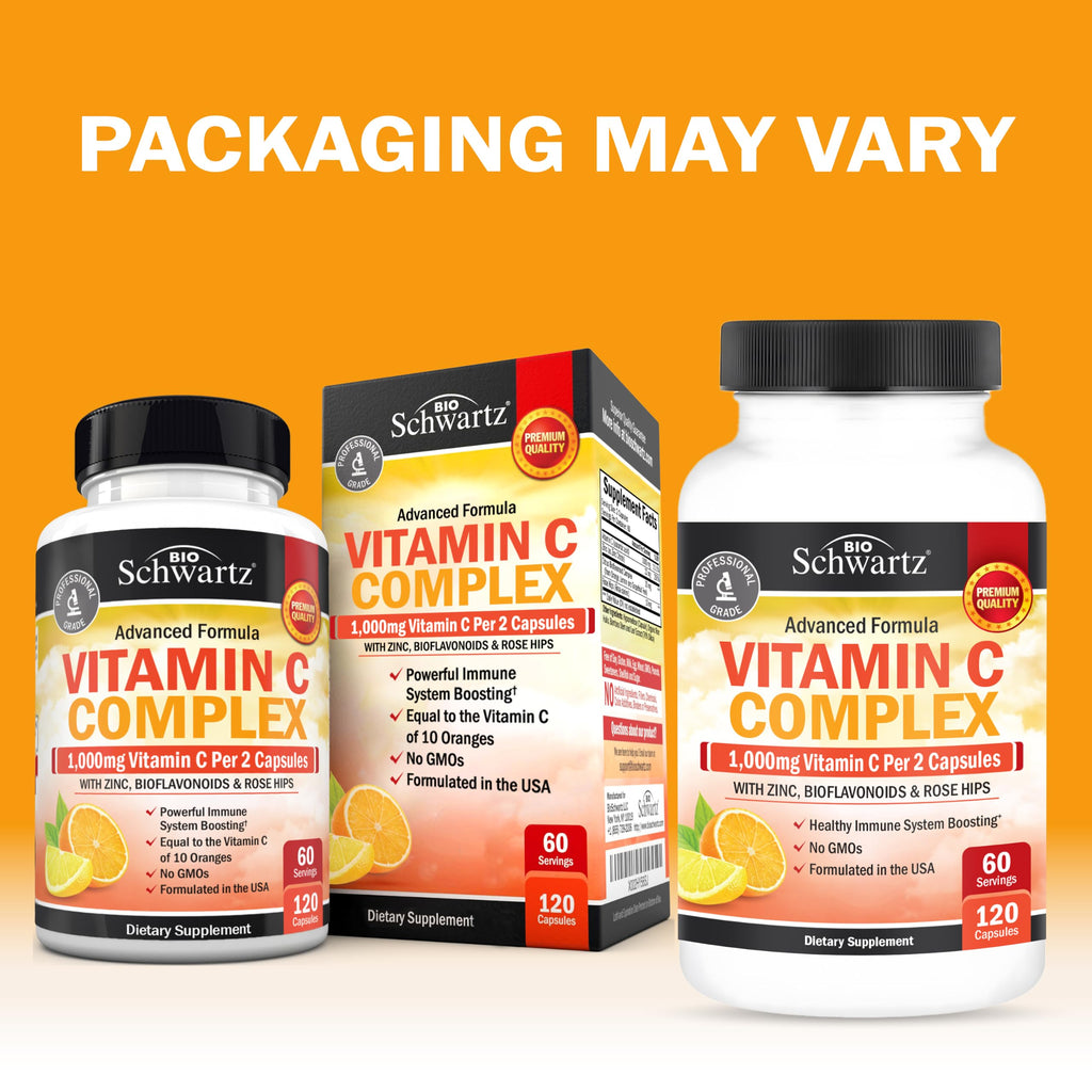 BioSchwartz Vitamin C Complex 1000mg - 120 Capsules - image 5