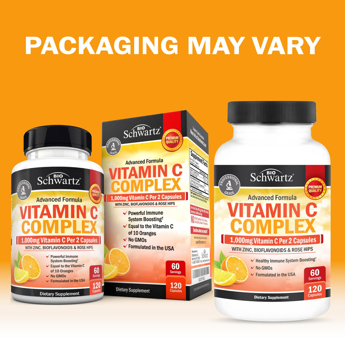 BioSchwartz Vitamin C Complex 1000mg - 120 Capsules - image 5