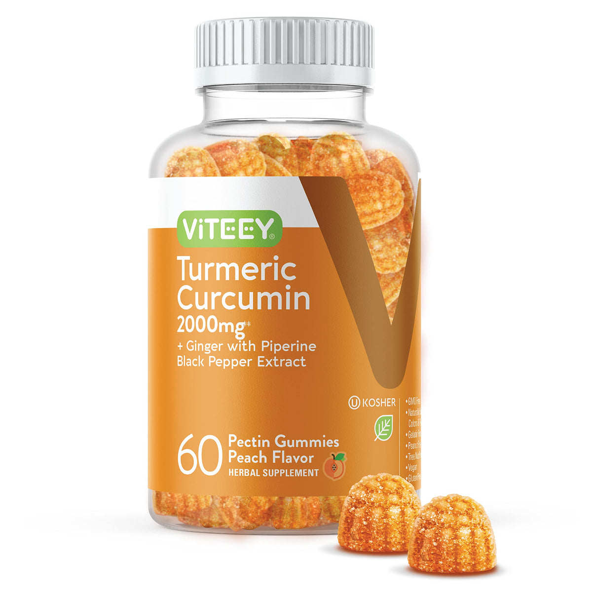 Viteey Turmeric Gummies - Turmeric Curcumin