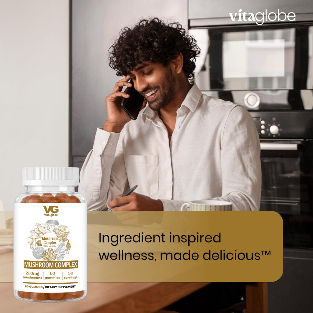 Vita Globe Mushroom Complex Gummies with Lions Mane - 60 Gummies - image 6
