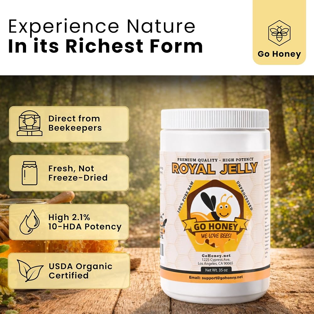Go Honey Royal Jelly Organic - image 10