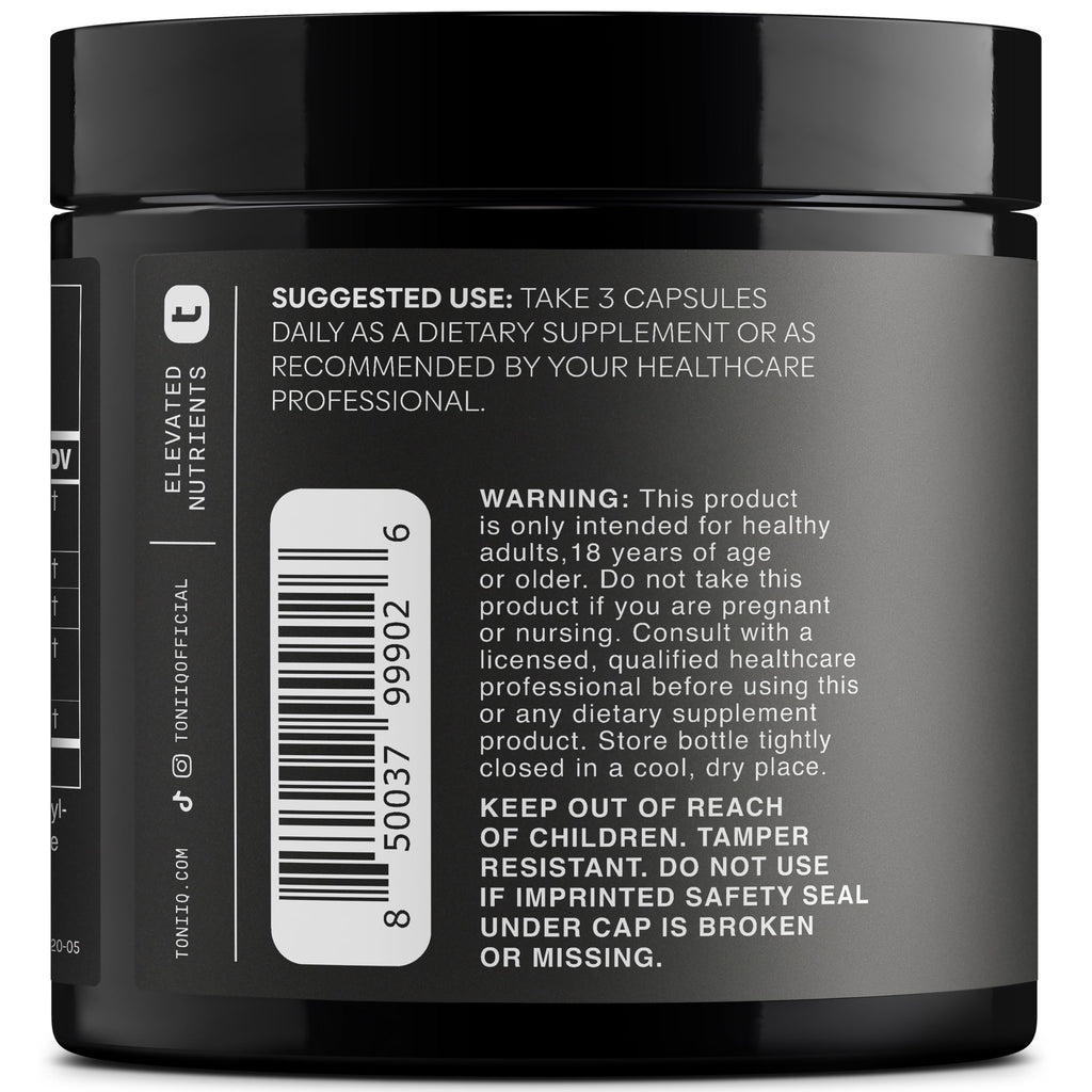 Toniiq Turmeric Curcumin 60:1 Extract 97% Curcuminoids - 120 Capsules - image 8