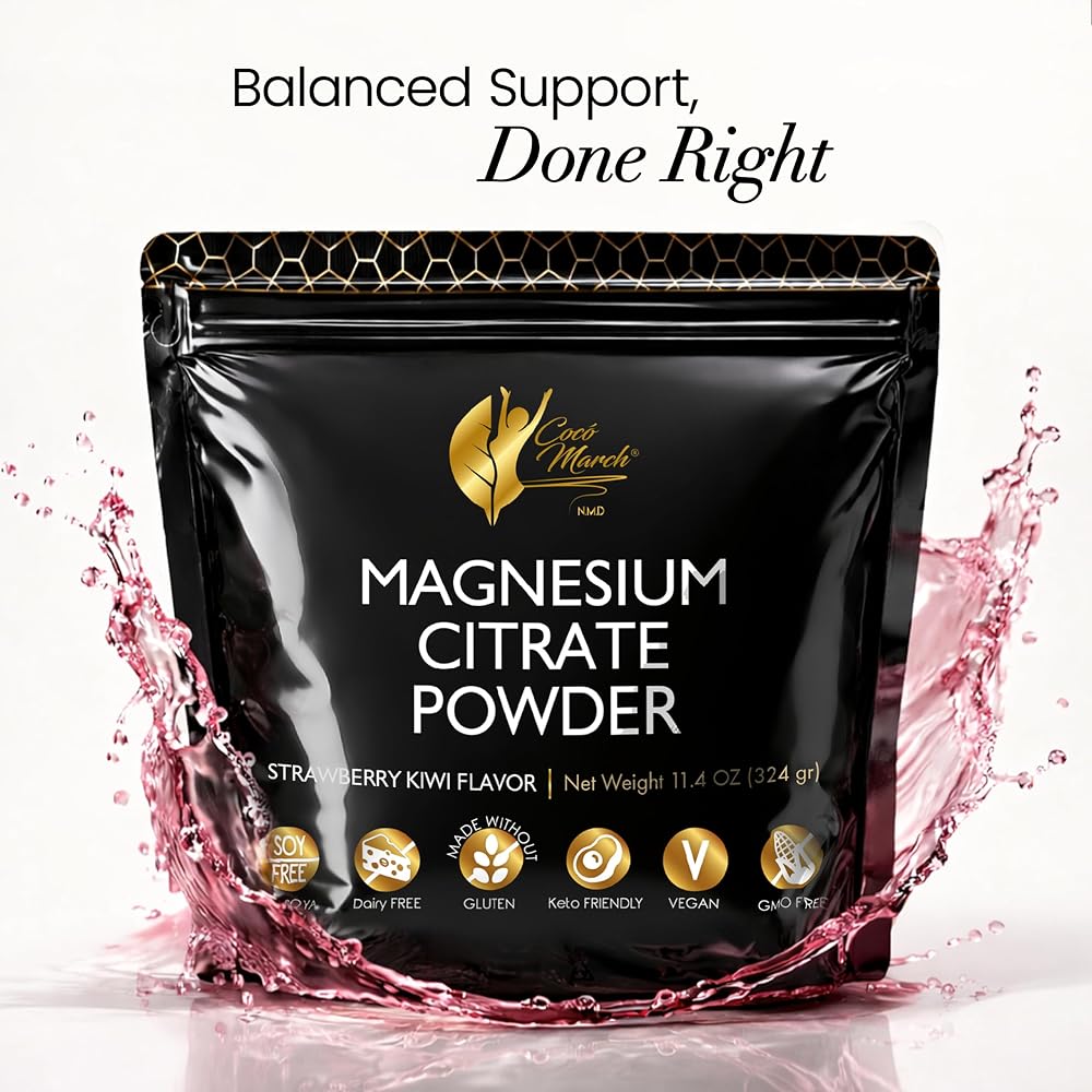 Cocó March N.M.D Magnesium Citrate Powder for Sleep & Relaxation - 45 Day Supply - image 7