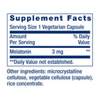 Life Extension Melatonin 3 mg Sleep Support - 60 Capsules - image 3