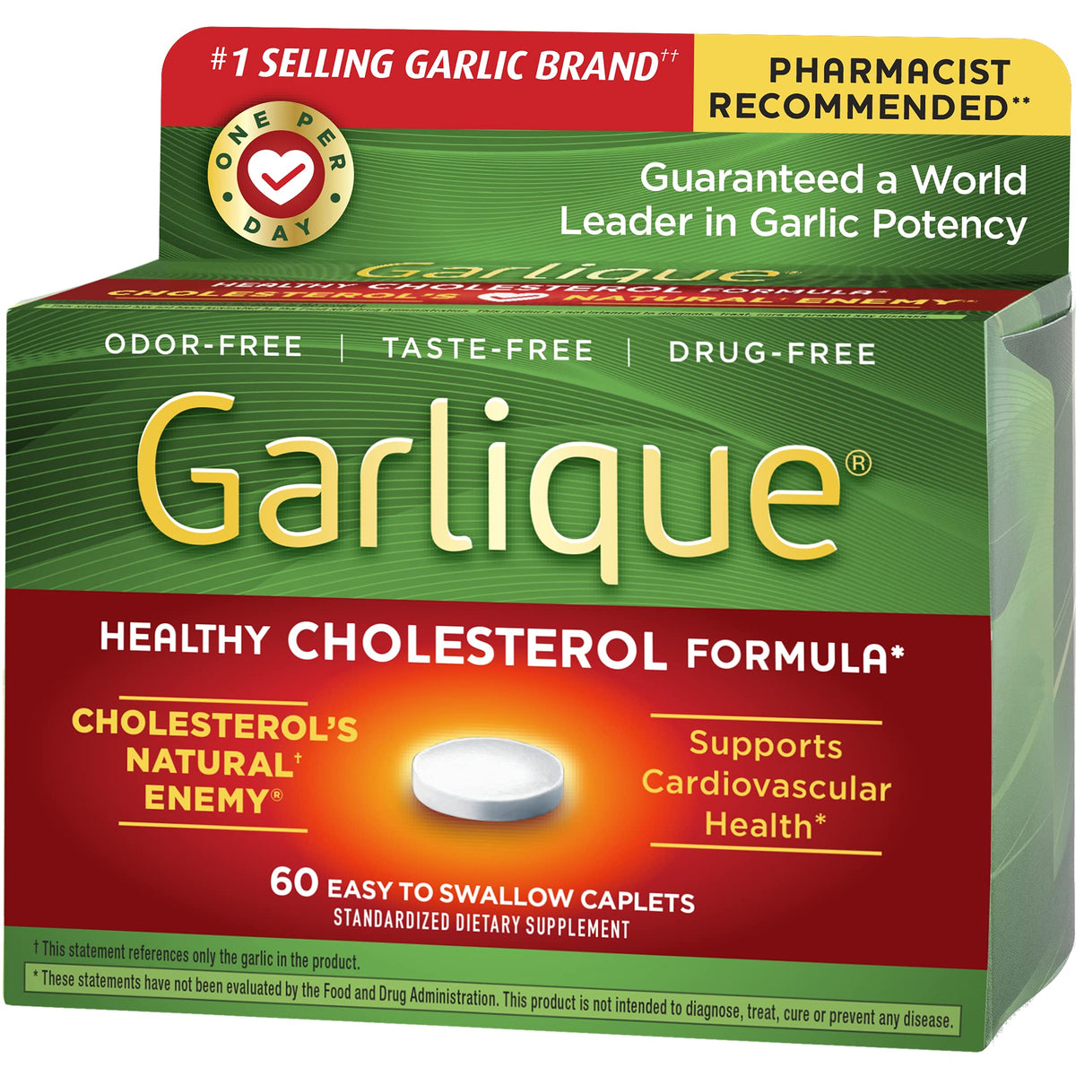 Garlique Healthy Cholesterol Formula with Allicin - 5 Pack - image 5