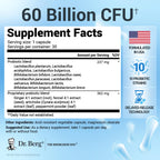 Dr. Berg Probiotic Supplement 60 Billion CFUs - 30 Capsules - image 2