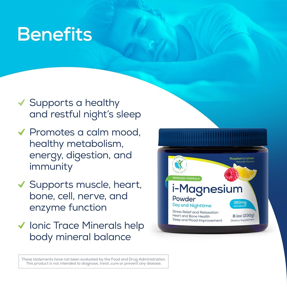 ifastfit Magnesium Powder Citrate Malate Glycinate Blend - 8.4 oz - image 4