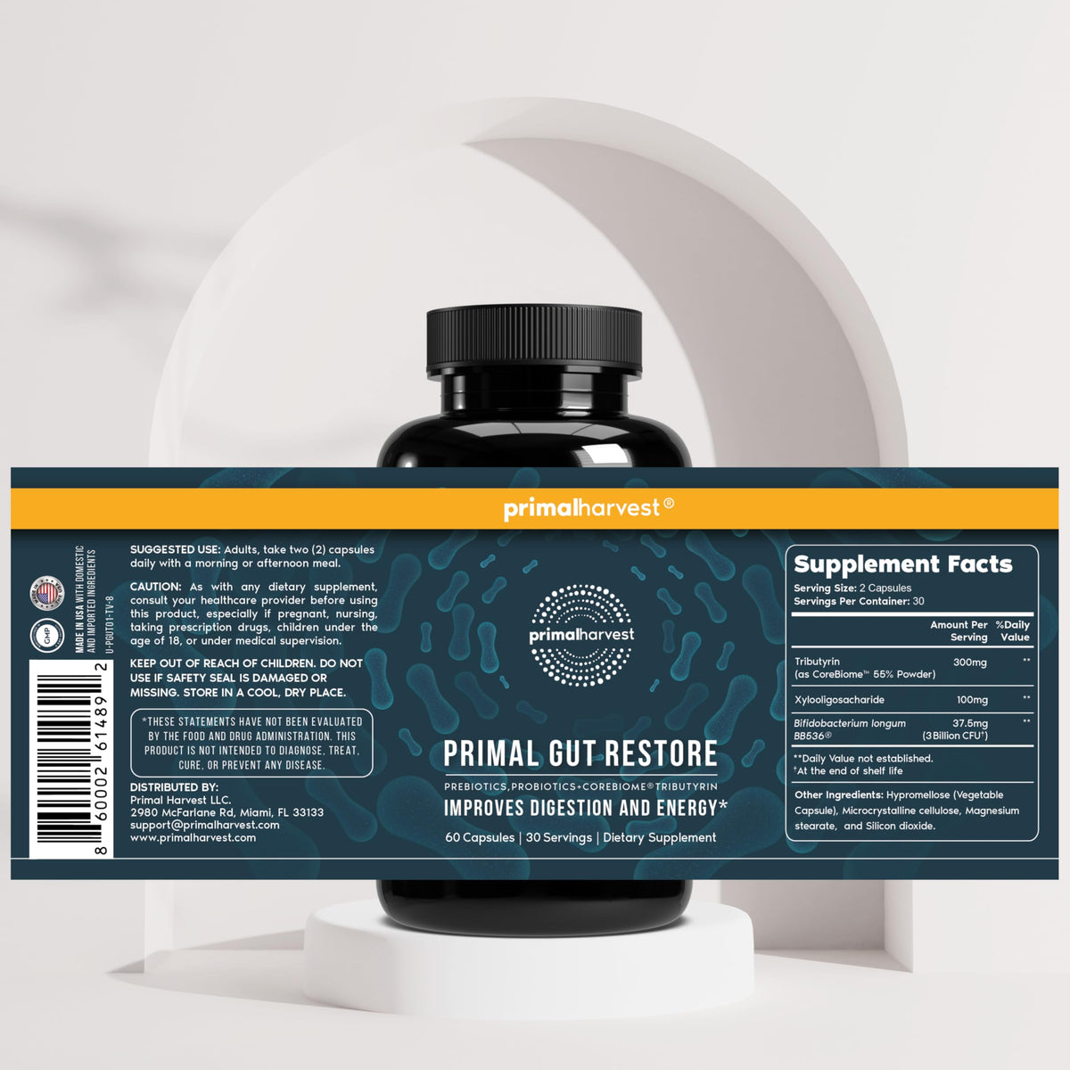 PPrimal Harvest Restore for Gut Health