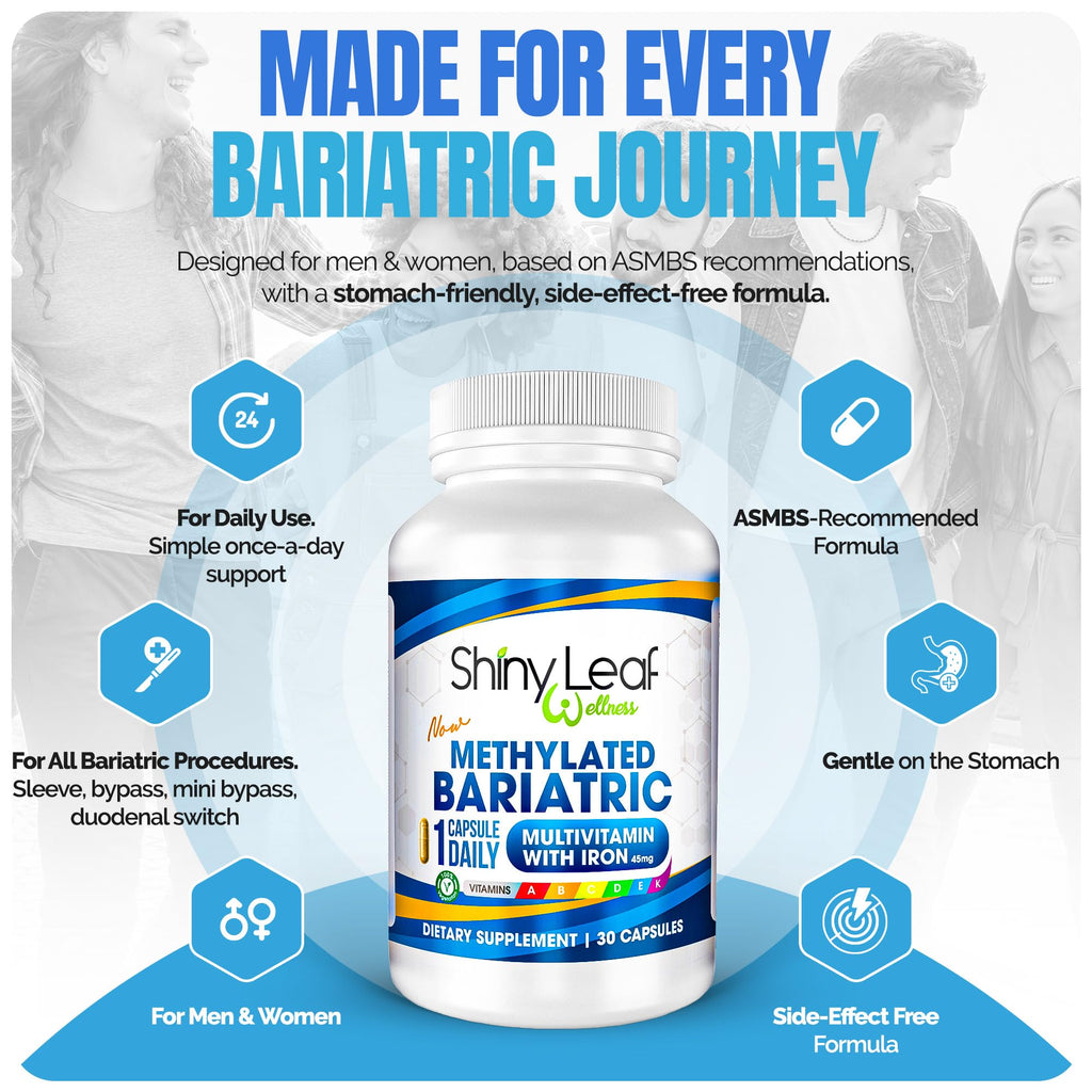 Shiny Leaf Bariatric Multivitamin with Iron 45 mg - 30 Capsules - image 6