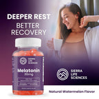SIERRA LIFE SCIENCES Melatonin Gummies 30mg High Dose Vegan - 60 Gummies - image 2