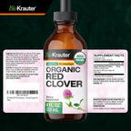 BIO KRAUTER Red Clover Extract for Menopause - 4 Fl Oz - image 9