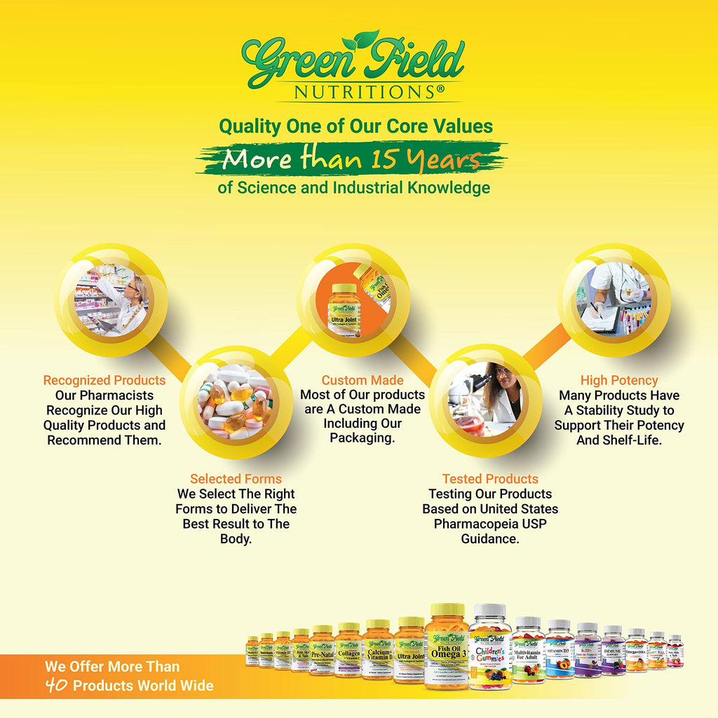 Greenfield Nutritions Halal Vitamin D3 for Kids 1000 IU - 90 Gummies - image 9
