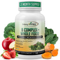 MoxyVites Vitamin B Complex for Energy & Stress - 120 Capsules