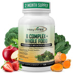 MoxyVites Vitamin B Complex for Energy & Stress - 120 Capsules