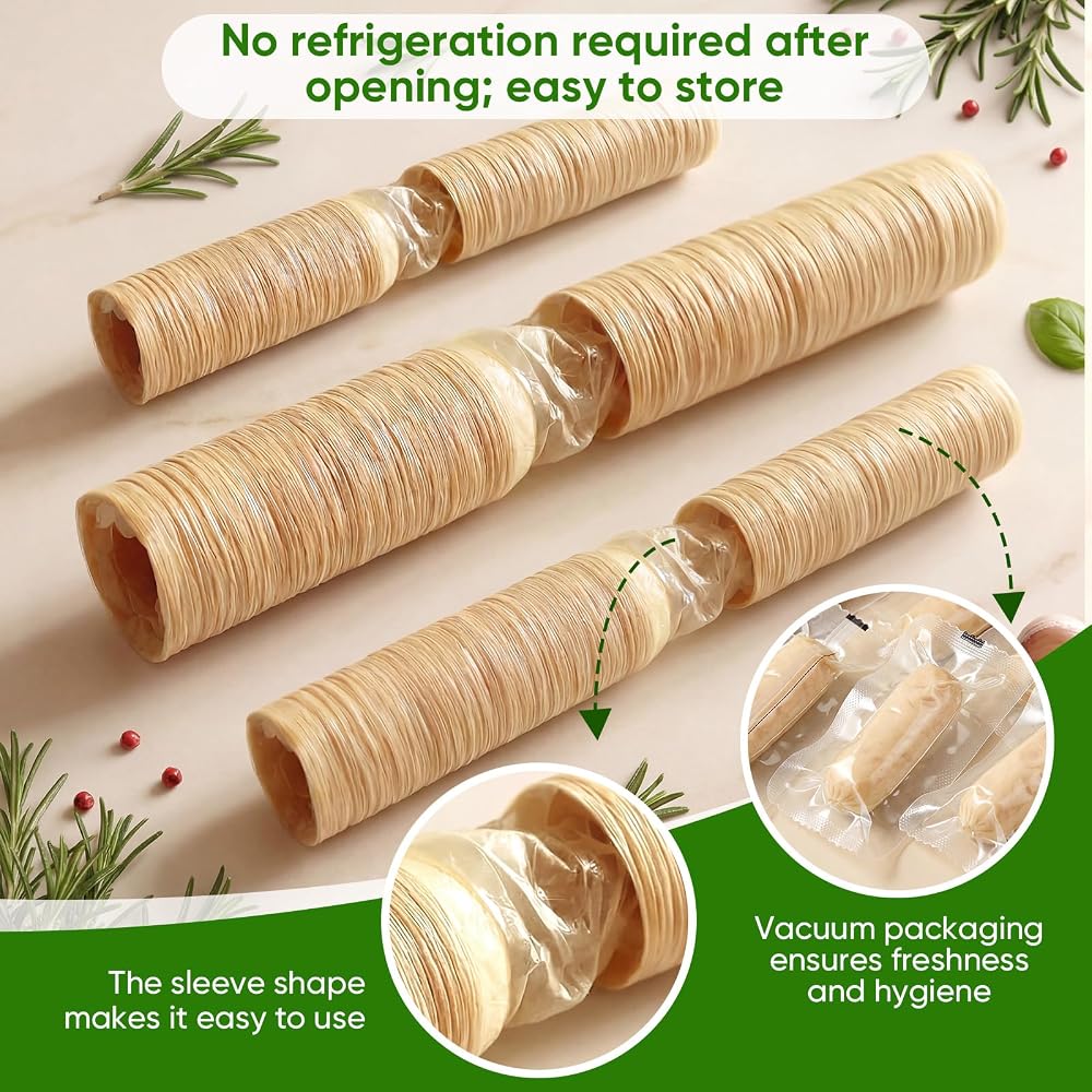 FAIRSKY Edible Drying Sausage Casing