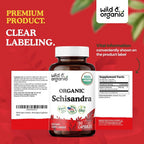 Wild & Organic Schisandra Capsules 1000 mg for Mood Support - 90 Count - image 7