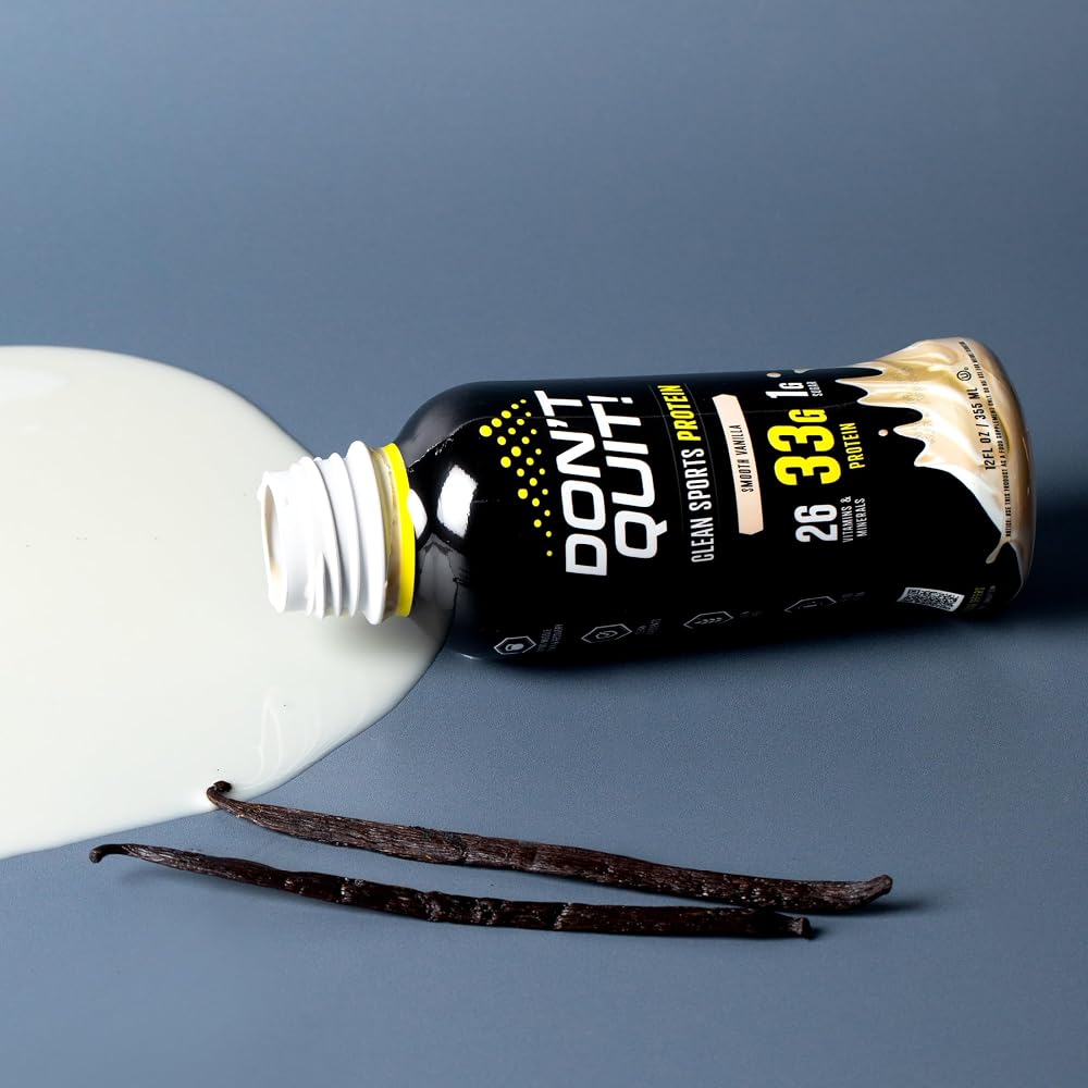 DON'T Quit Clean Sports Protein Shake Vanilla - 12 Pack - image 2