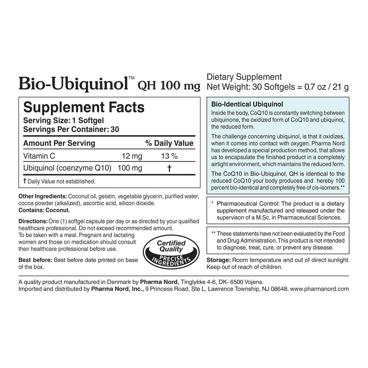 Pharma Nord Bio-Ubiquinol QH 100 mg