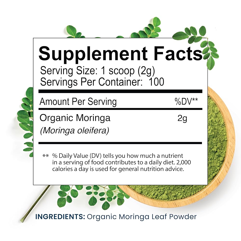 One Farm by WAAYB Organic Moringa Powder - 7 oz (200 g) - image 3