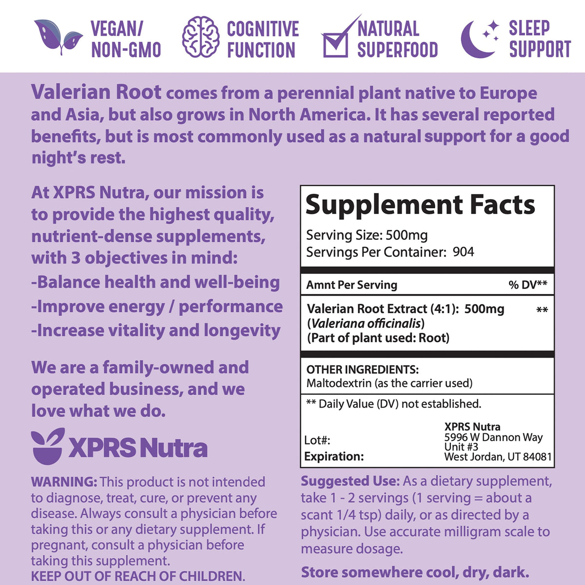 XPRS Nutra Valerian Root Extract Powder 4:1 Sleep Support - 16 Ounce - image 6