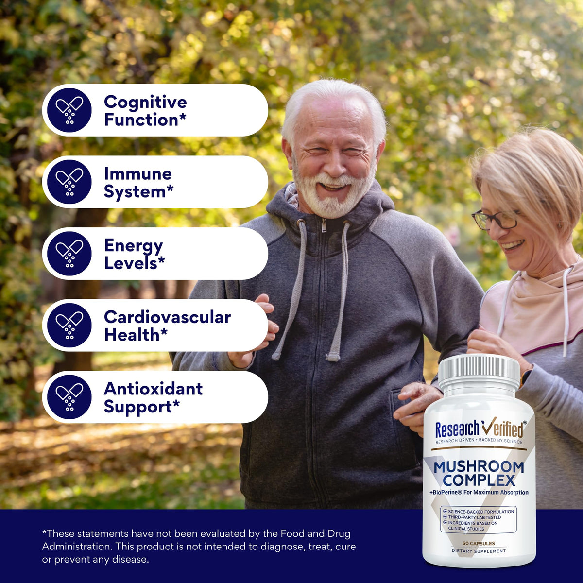 Research Verified® Mushroom Complex - 60 Capsules