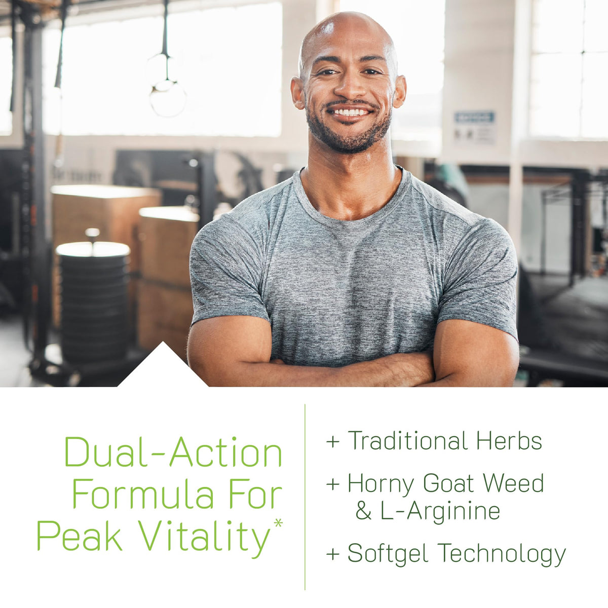 Irwin Naturals L-Arginine + Horny Goat Weed Male Vitality Support - 75 Softgels - image 4