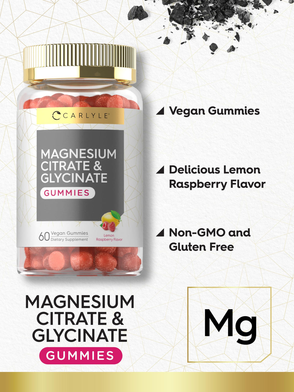 Carlyle Magnesium Citrate Supplement Gummies 960mg - 60 Count - image 4