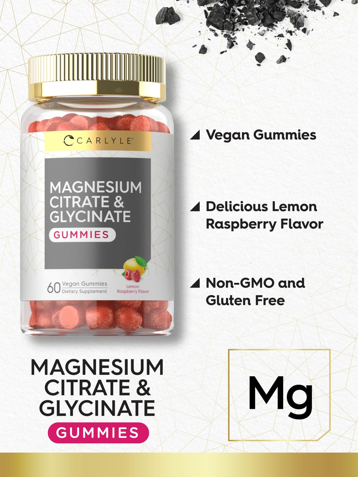 Carlyle Magnesium Citrate Supplement Gummies 960mg - 60 Count - image 4