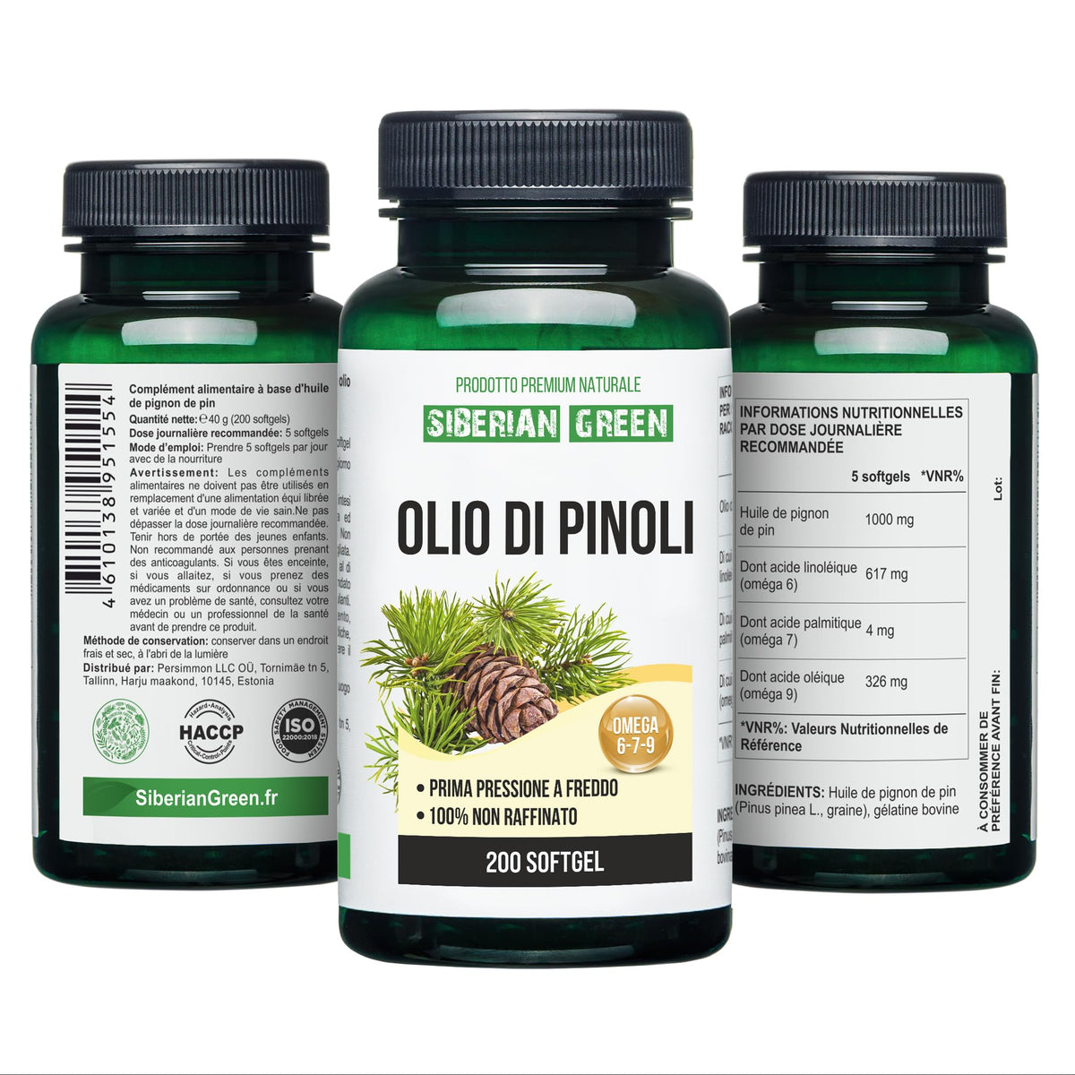 Siberian Sea Oil Capsules 200 Softgels