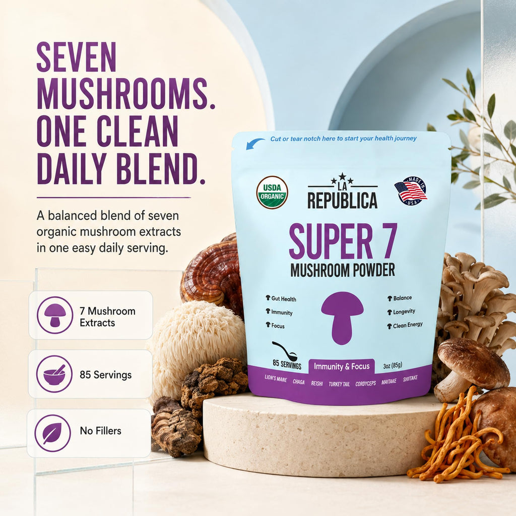 LRLA Superfoods Super 7 Mushroom Powder Blend - 3 oz - image 6