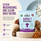 LRLA Superfoods Super 7 Mushroom Powder Blend - 3 oz - image 6