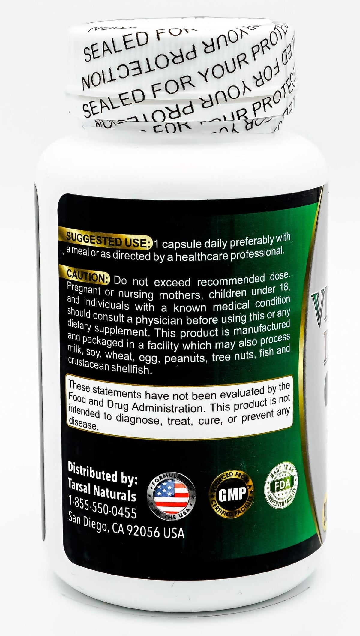 Tarsal Naturals Vitamin D3 5000 IU Capsules - 90 Capsules - image 3