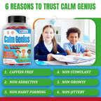 ROVita Calm Genius Magnesium Citrate Gummies for Kids - 60 Count - image 6