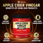 Zolotus Apple Cider Vinegar 32-in-1 Capsules - 180 Capsules - image 8