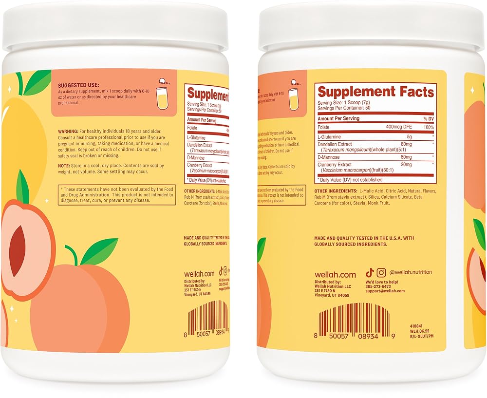 Wellah L-Glutamine 50 Servings