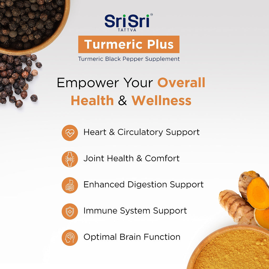 Sri Sri Products Turmeric Plus Joint Support - 60 Tablets - image 3