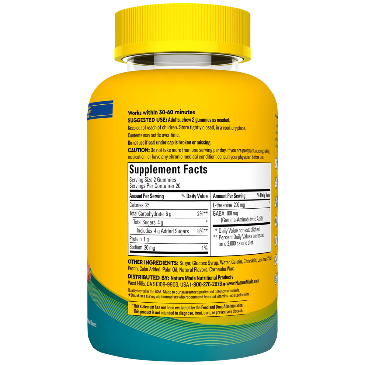 Nature Made Wellblends Stress Relief Gummies - 40 Gummies - image 7