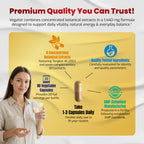 VEGATOT 8 in 1 Tongkat Ali with Maca Root & Panax Ginseng - 90 Capsules - image 6