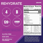 AdvoCare Rehydrate Electrolyte Drink Mix, Grape