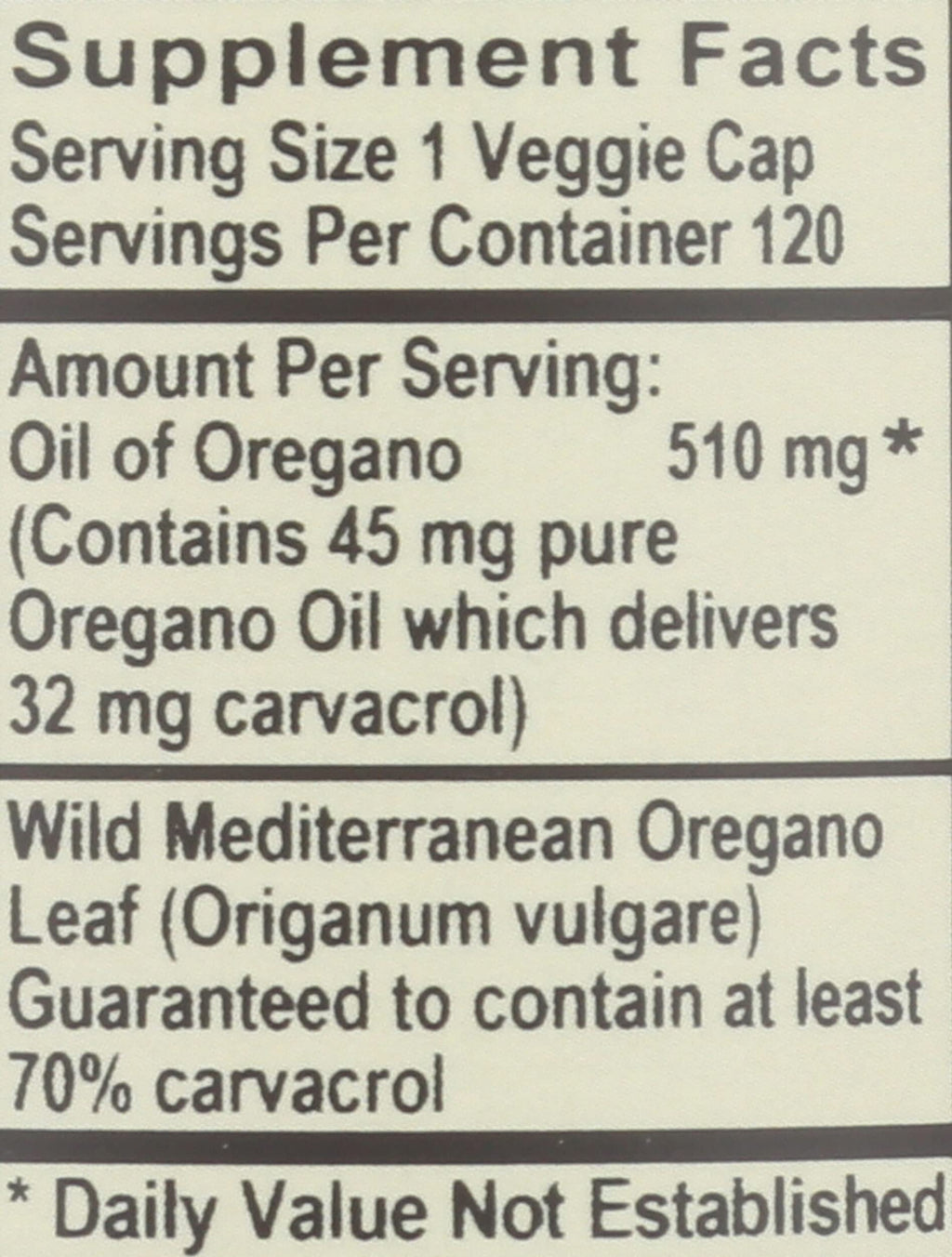 Vitality Works Oregano Oil Herbal Supplement - 120 Capsules - image 3