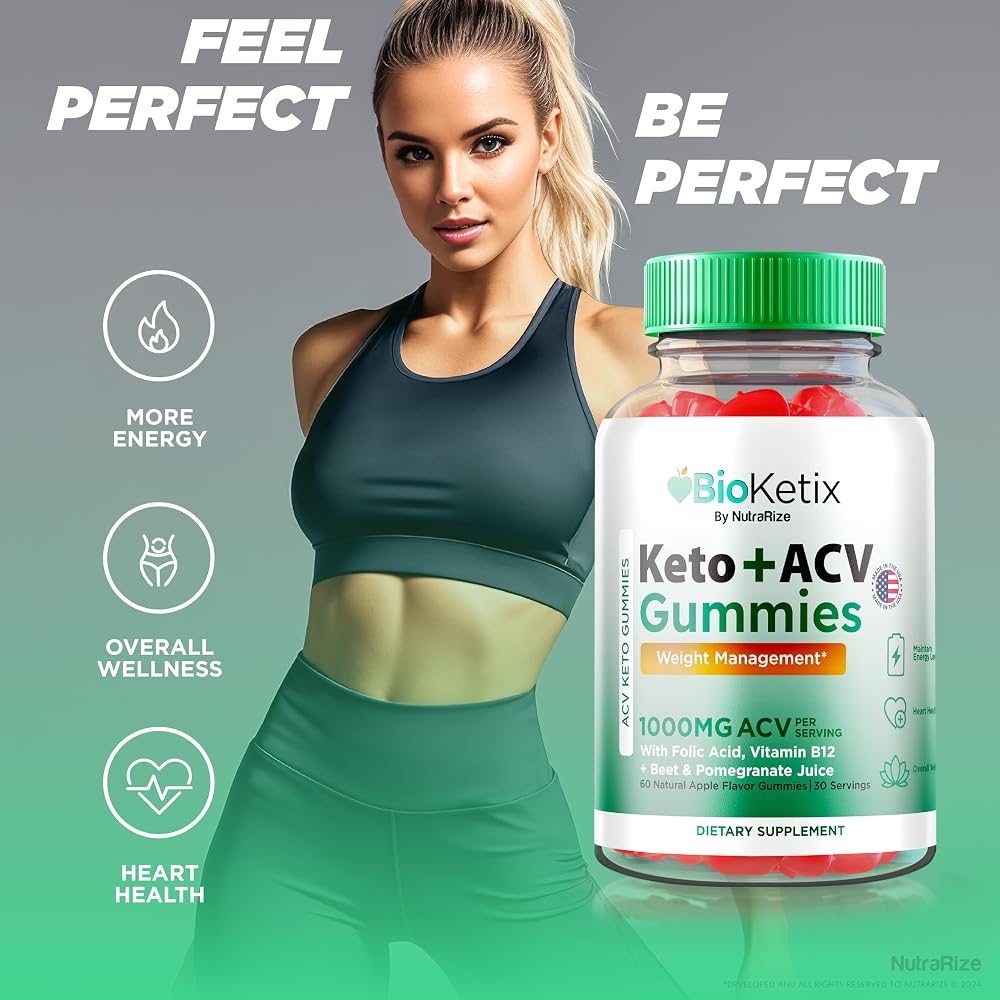 NutraRize Bioketix Keto ACV Gummies Weight Loss Support - 120 Gummies - image 4