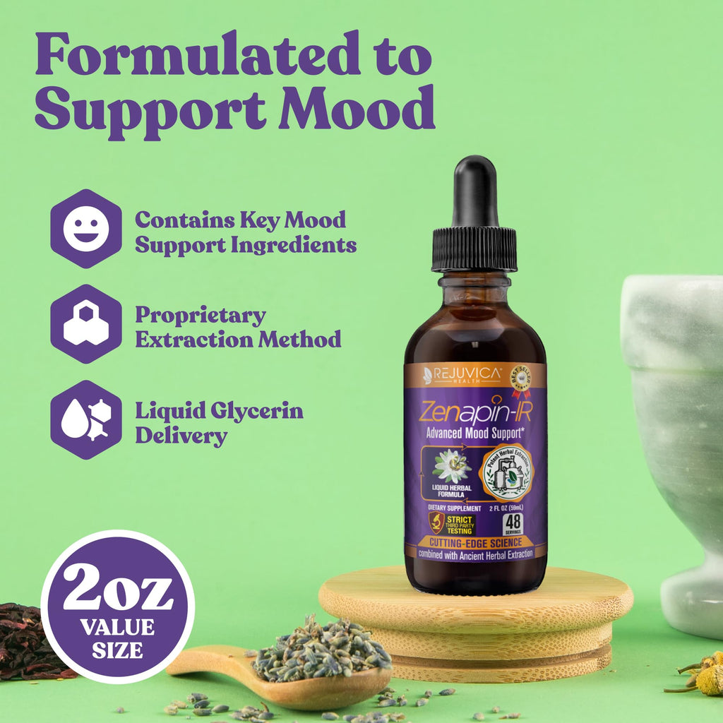 Zenapin-IR Mood Support Supplement Liquid - 2 Fl Oz - image 2